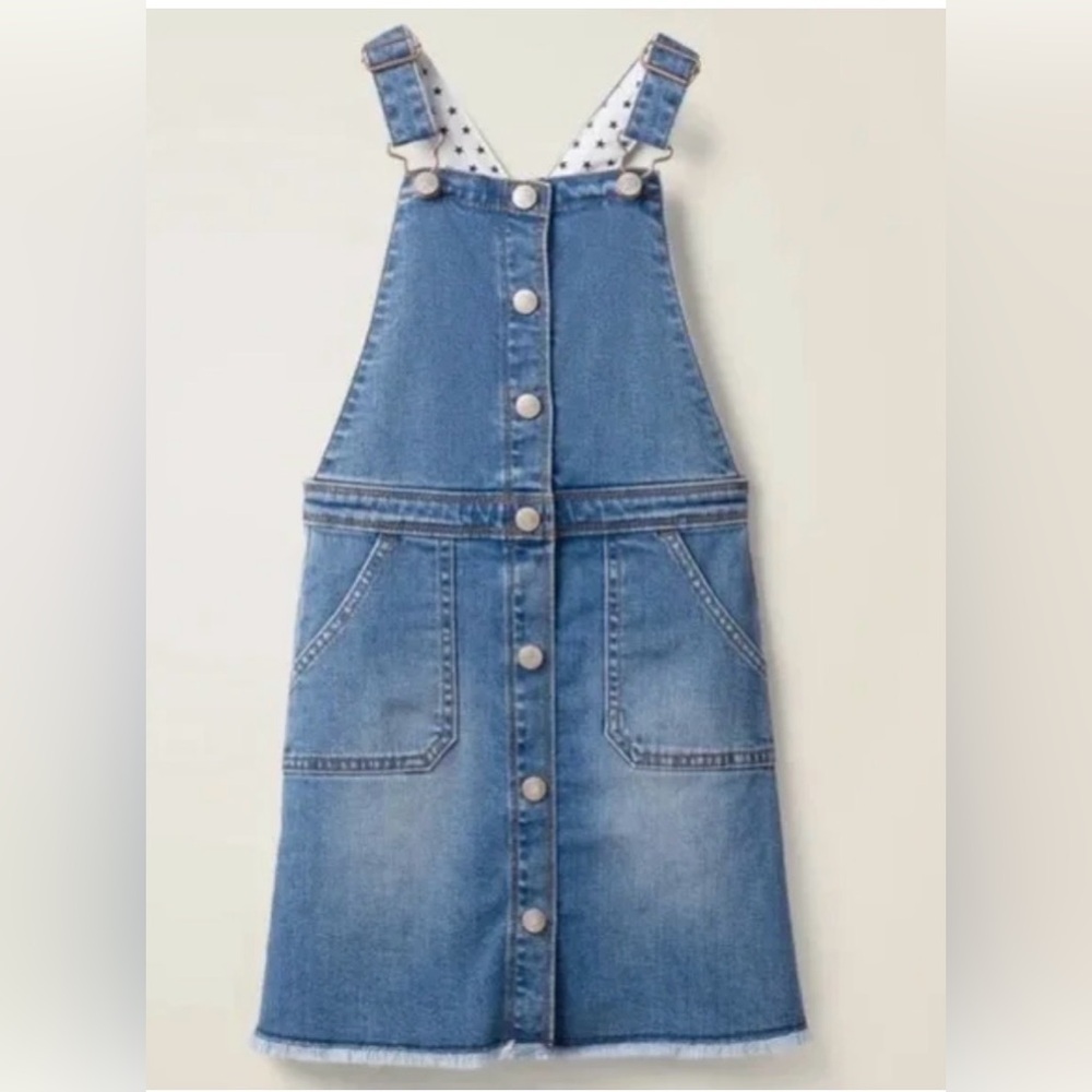 Boden Blue Denim Kids Overalls Size 11-12